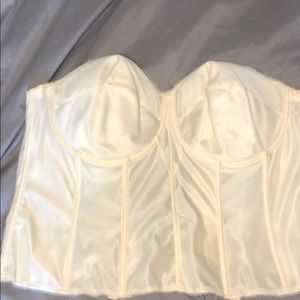 Ivory Dominique bustier top